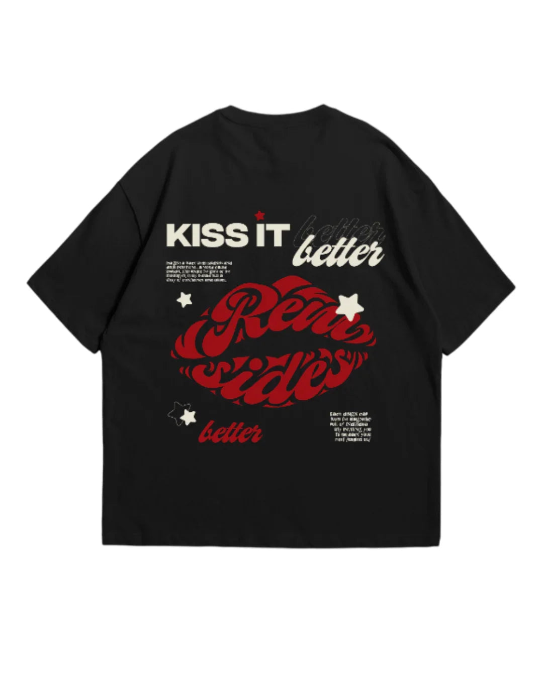 T-shirt Boxy - Kiss It Better - Remsides