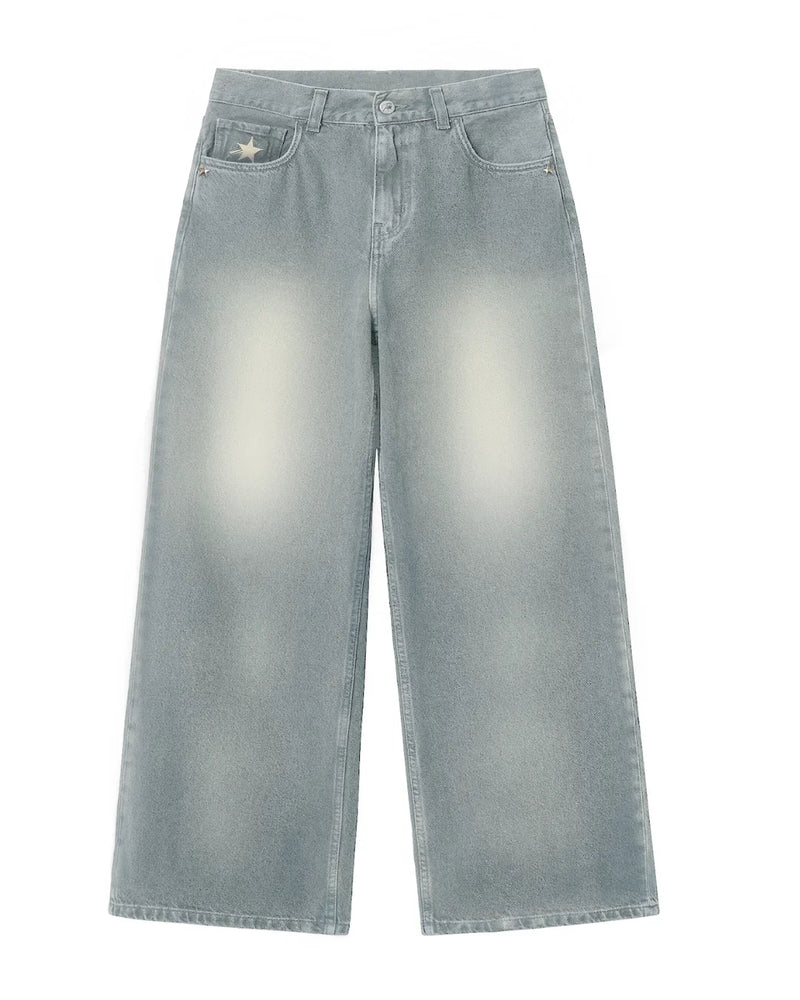 Baggy Jean - Smoke - Hover