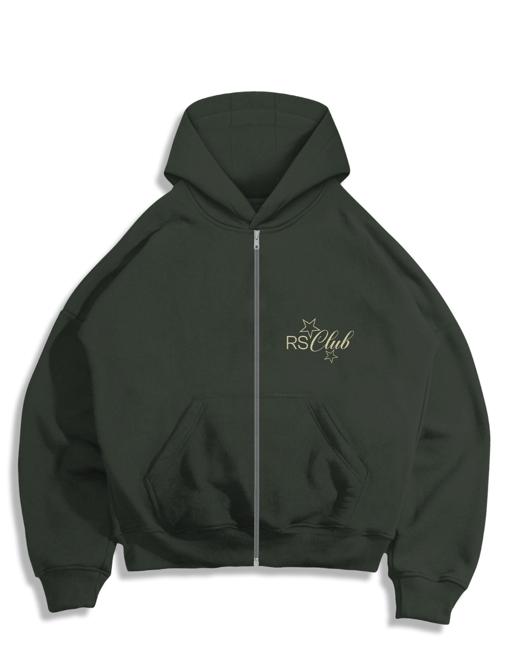 Zip Hoodie Boxy - Forest Land