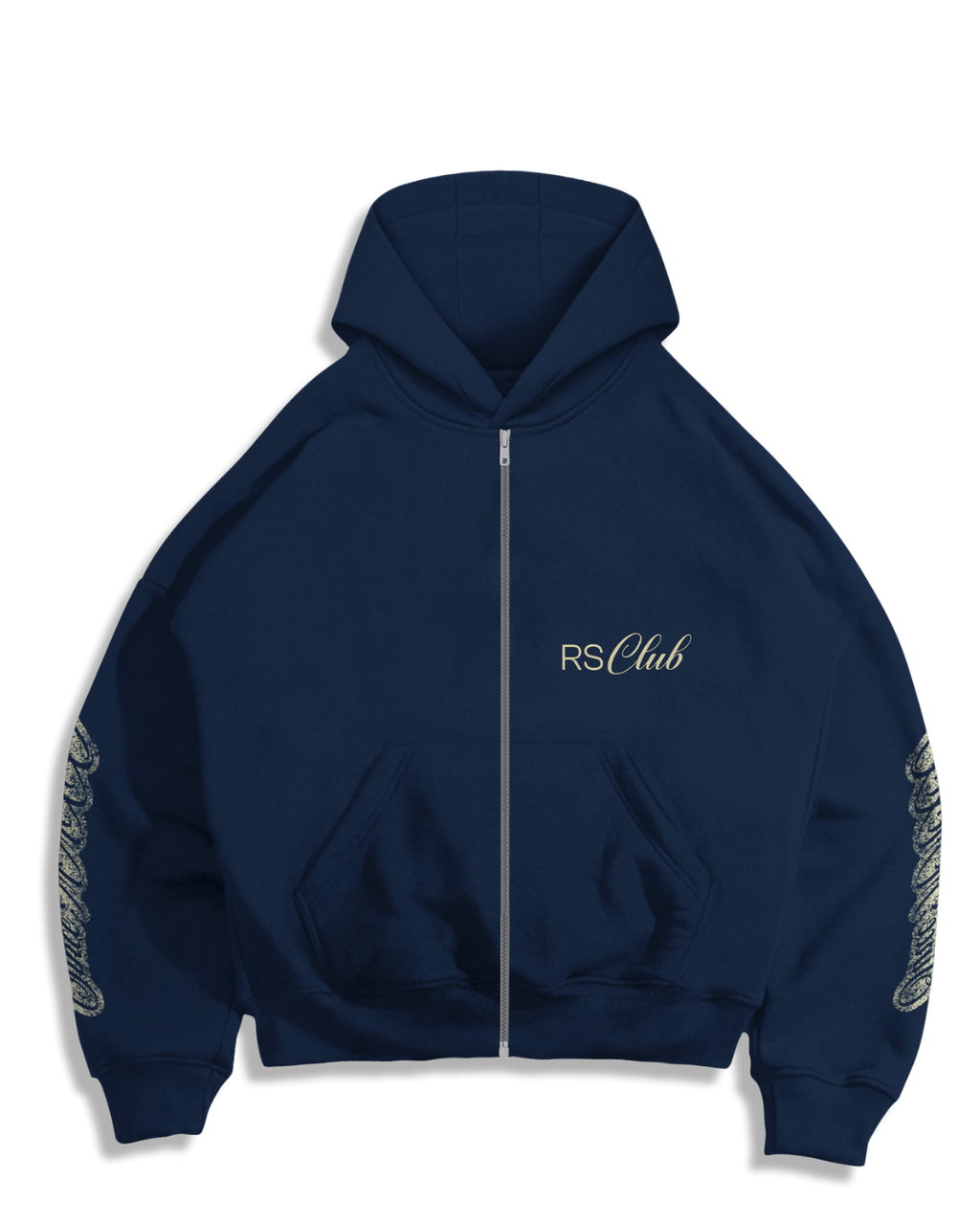 Zip Hoodie Boxy - River Land