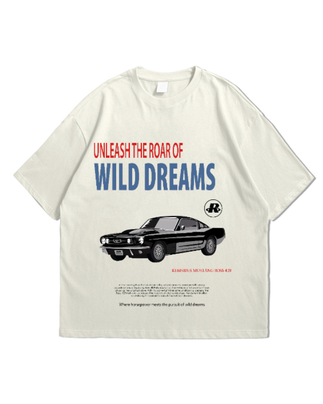 T-shirt Boxy - Wild Roar - Remsides