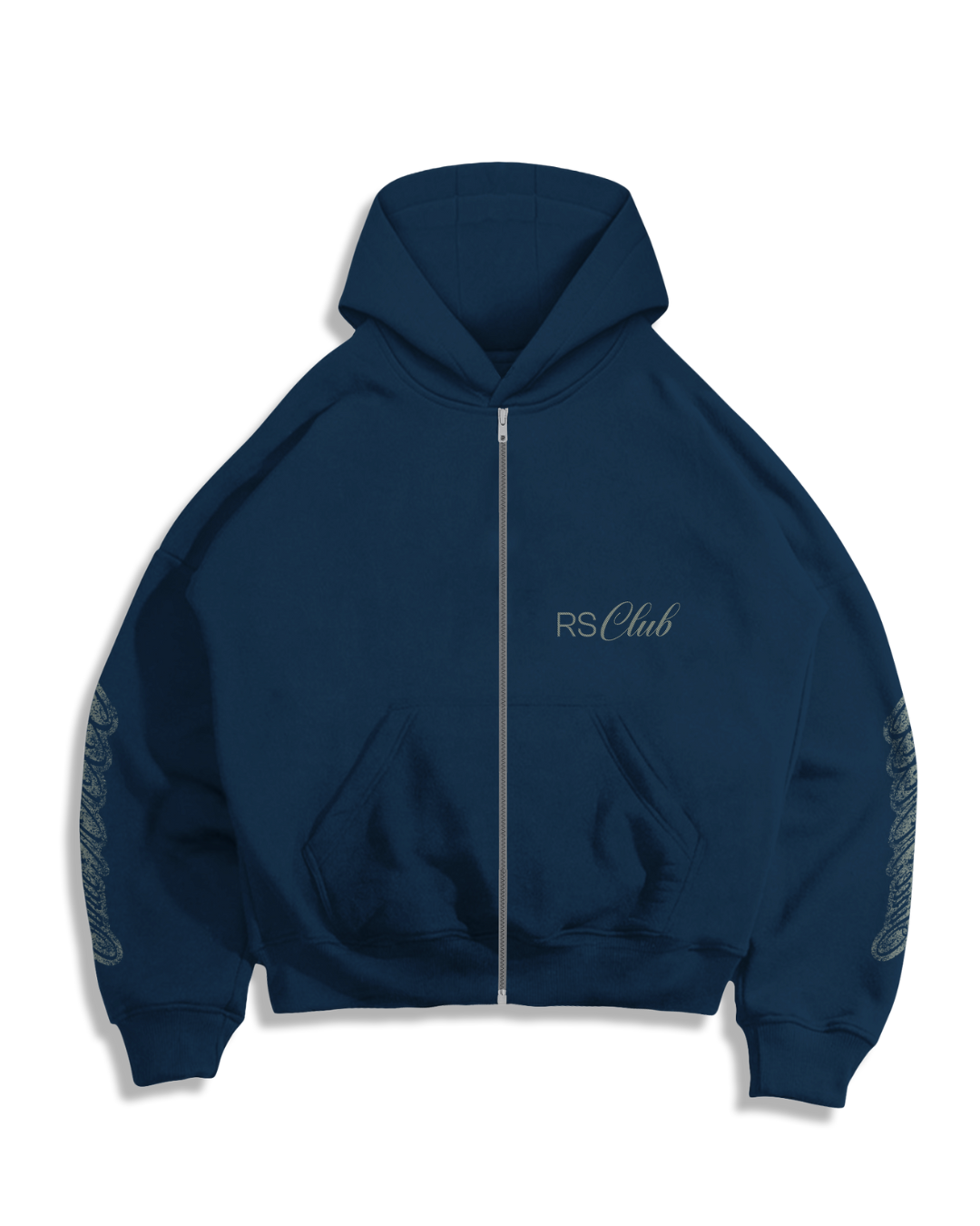 Zip Hoodie Boxy - River Land
