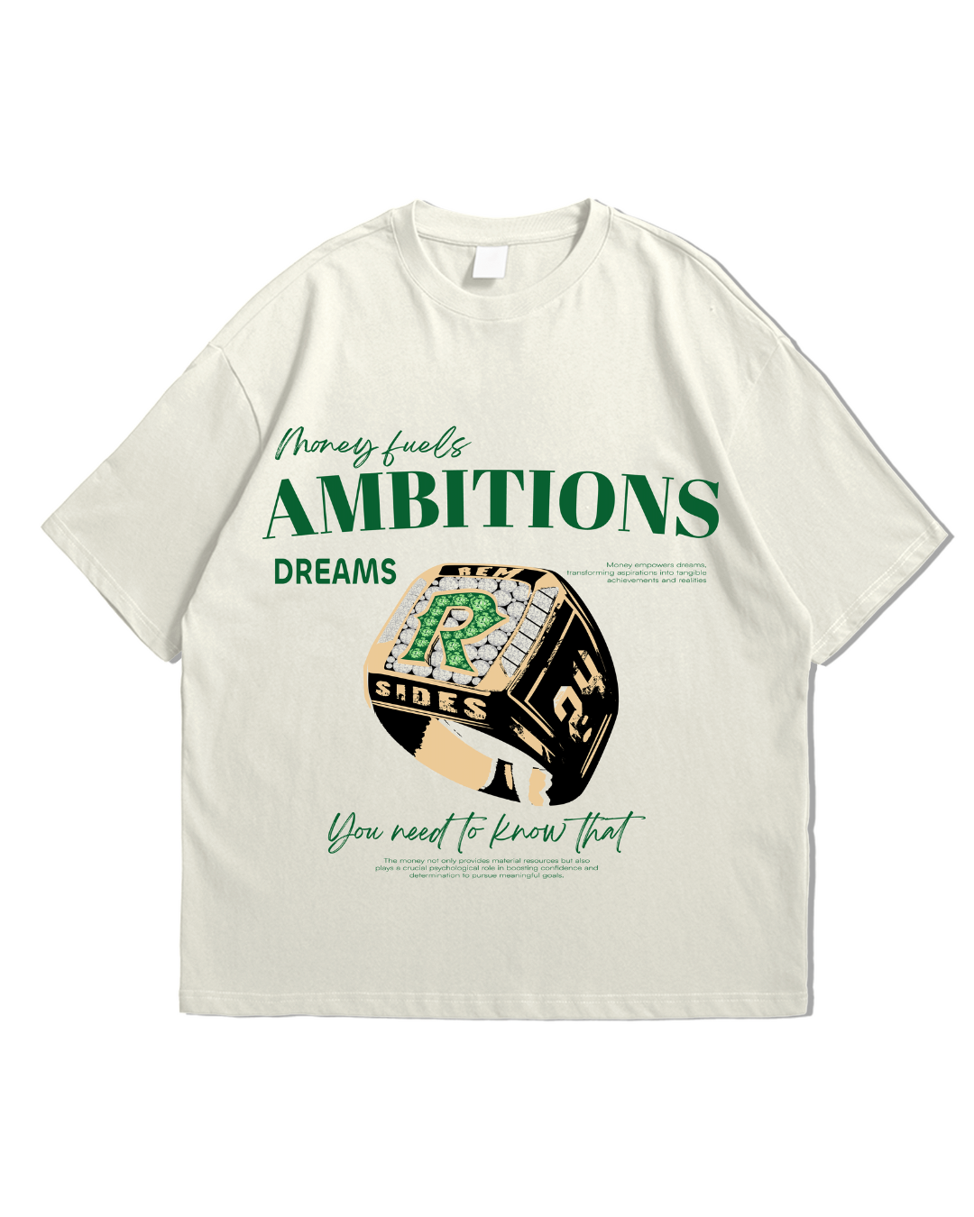 T-shirt Boxy - Ambitious - Remsides