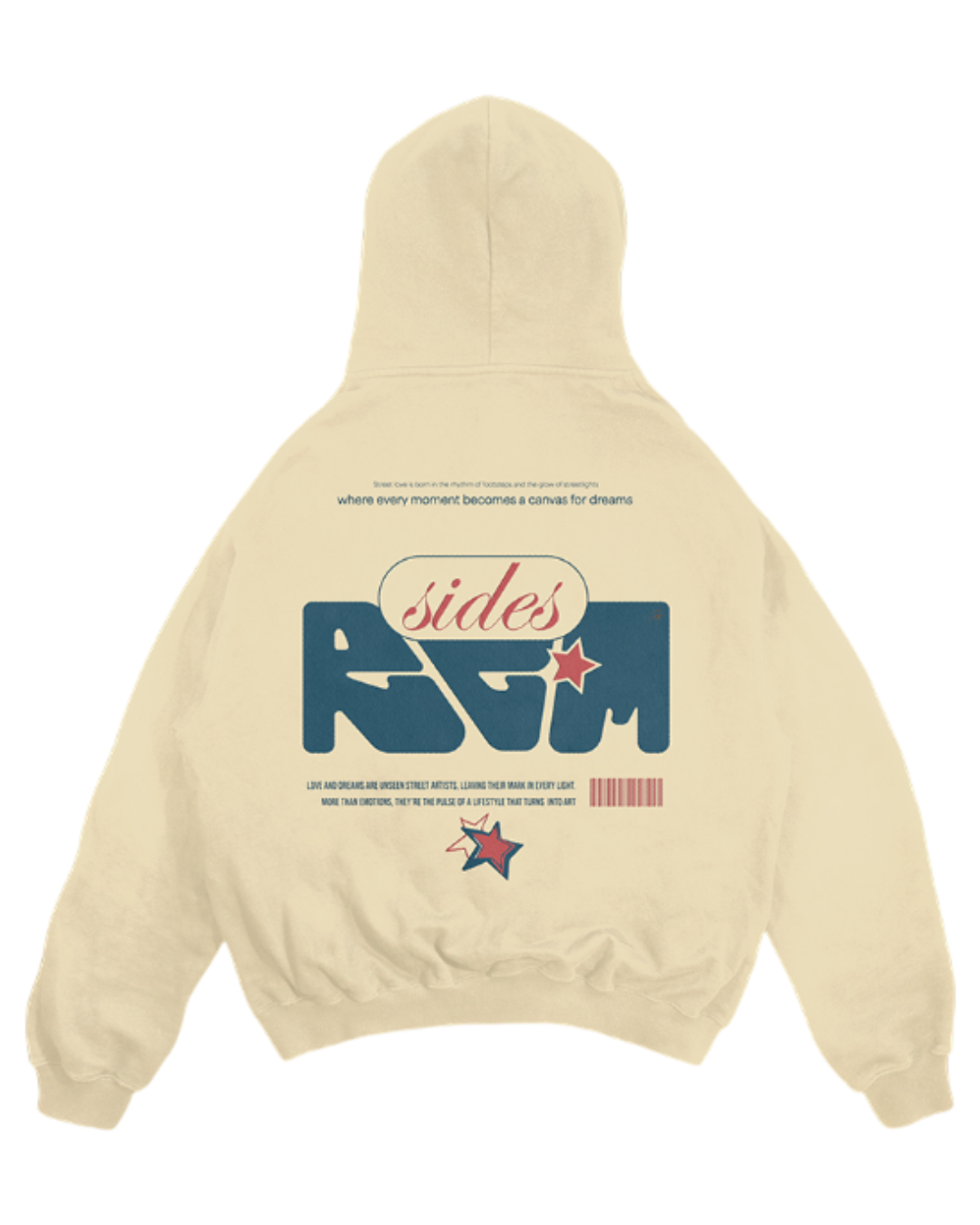 Hoodie Boxy - Street Love - Remsides
