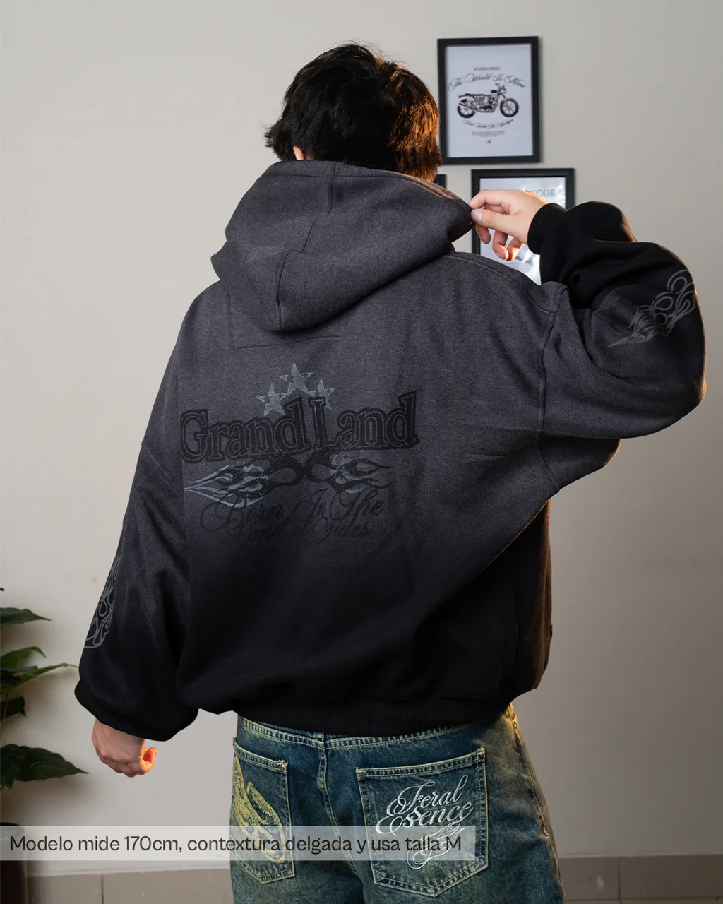 Hoodie Boxy - Air Land