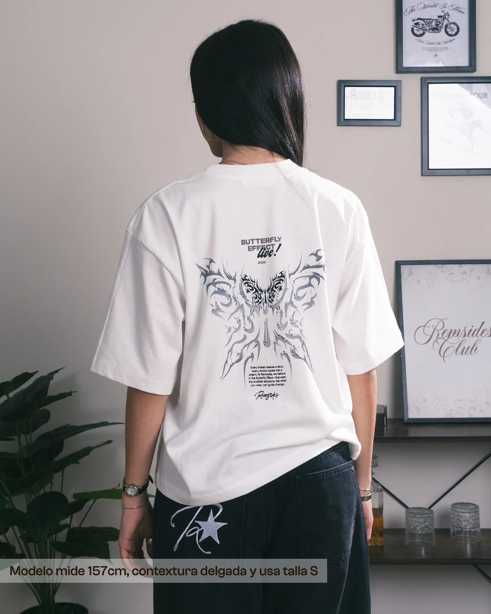 T-shirt Boxy - Butterfly