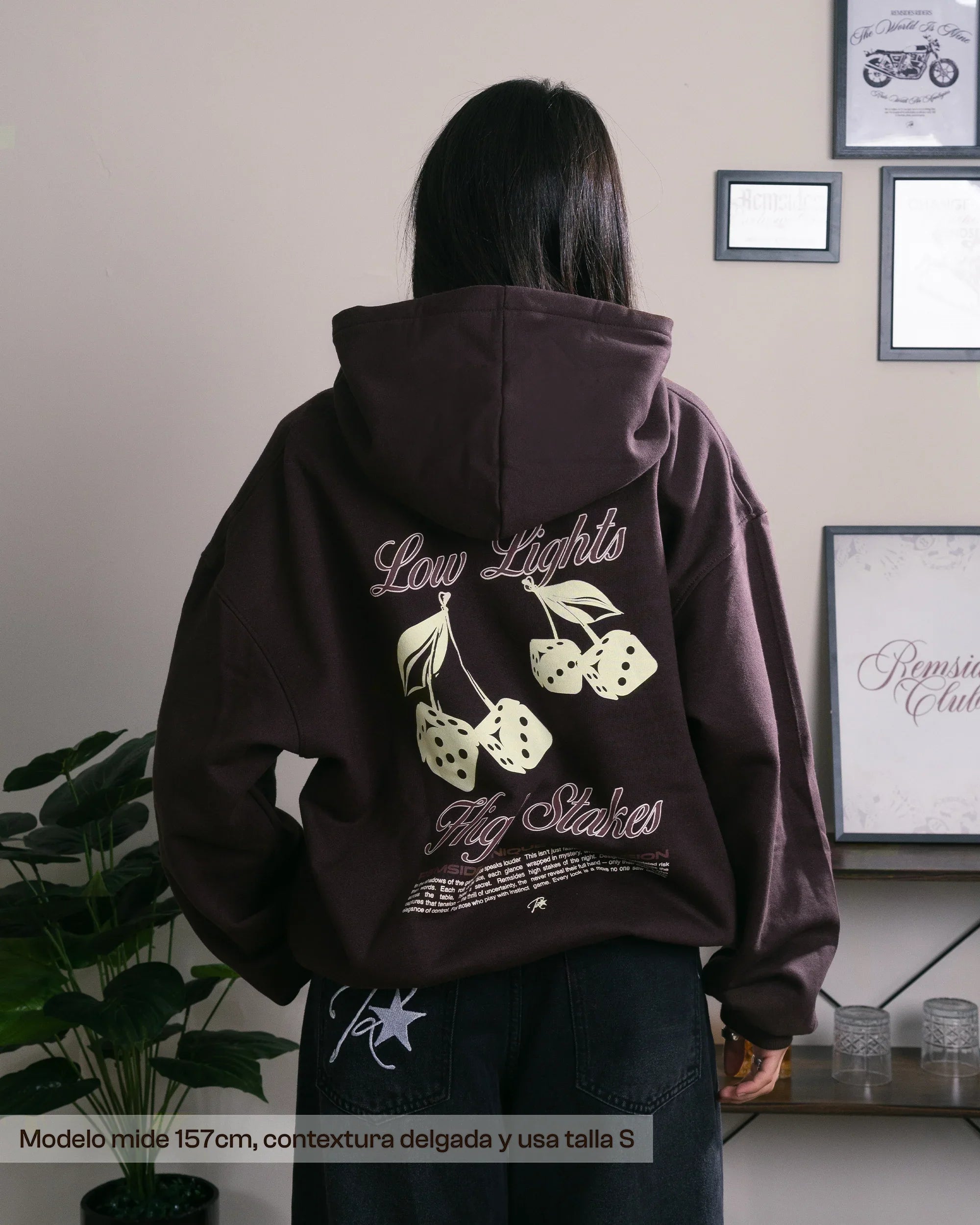 Hoodie Boxy - Cherry Dice