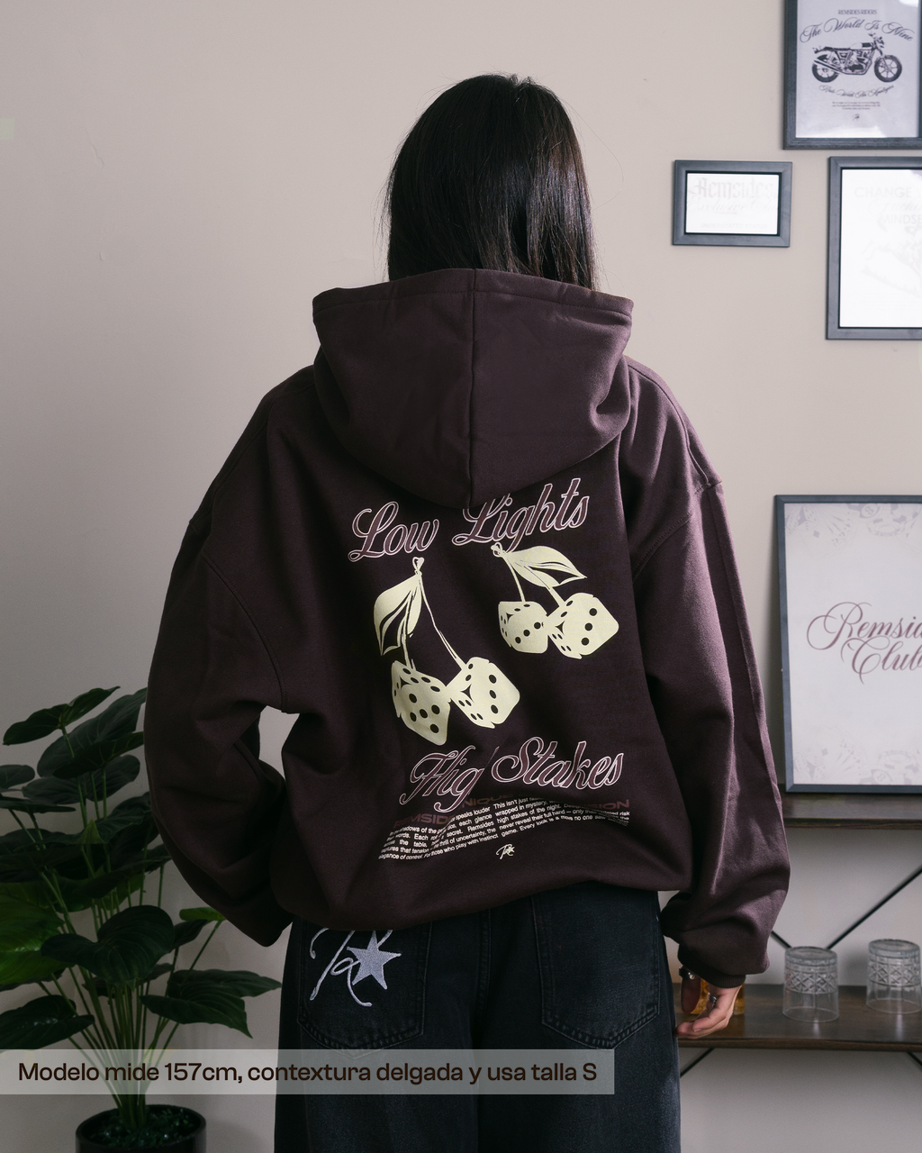 Hoodie Boxy - Cherry Dice