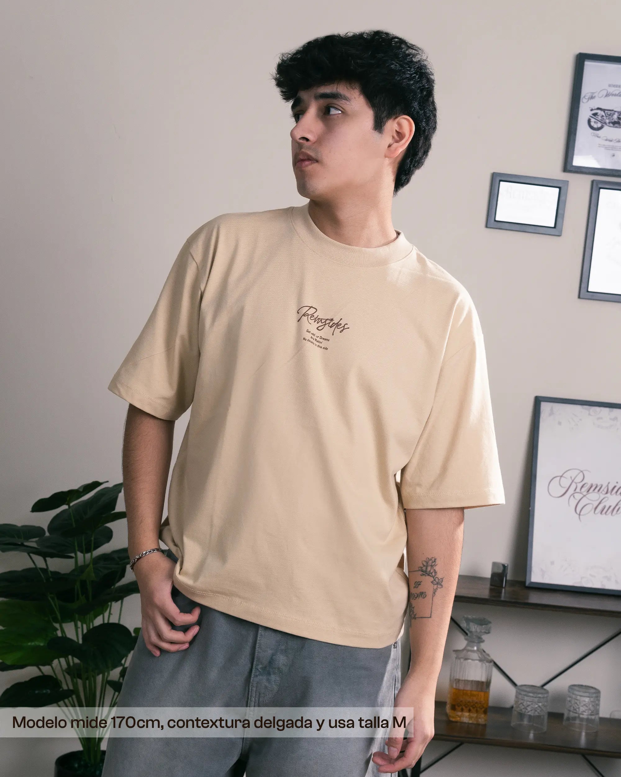 T-shirt Boxy - Dune