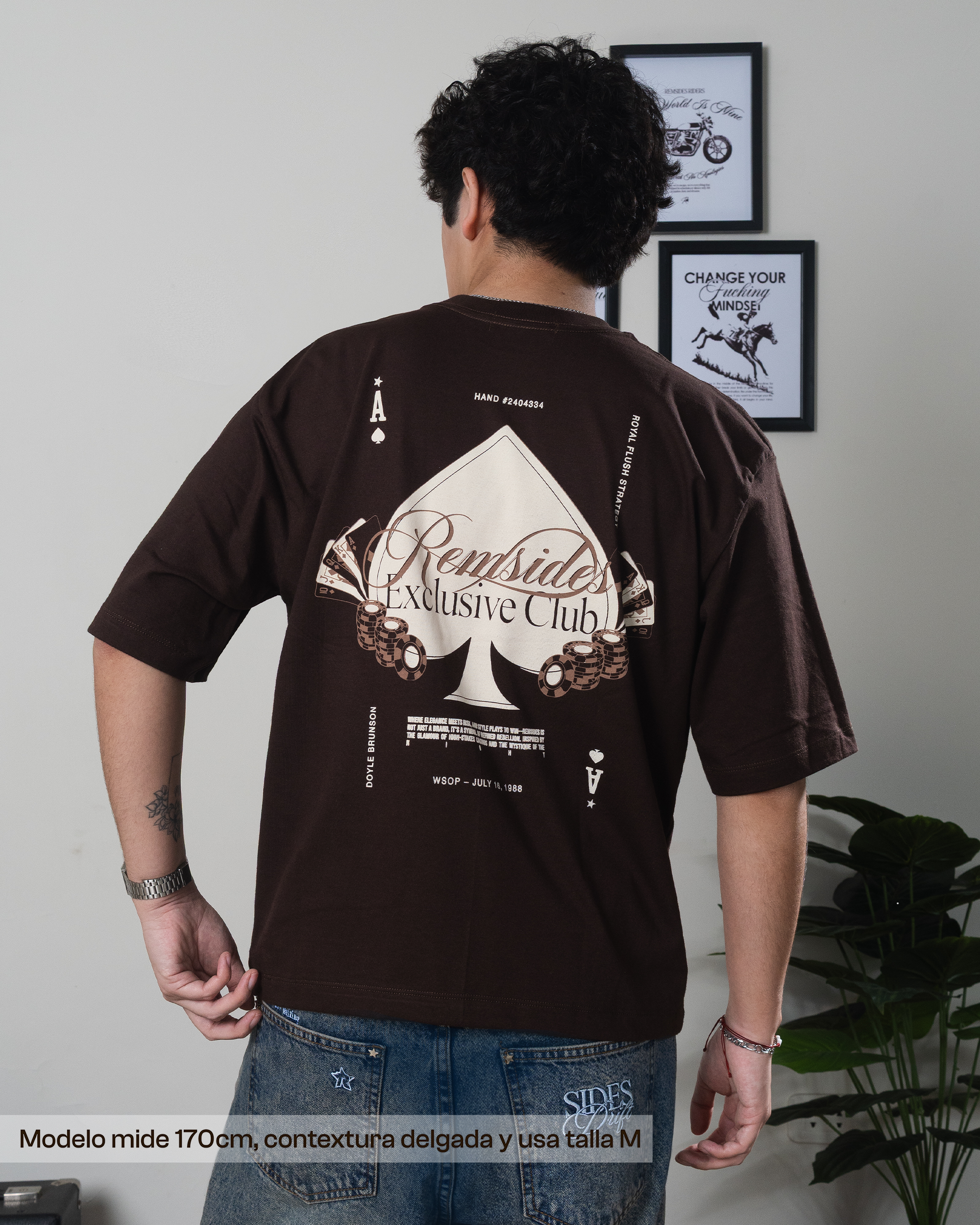 T-shirt Boxy - Royal Flush