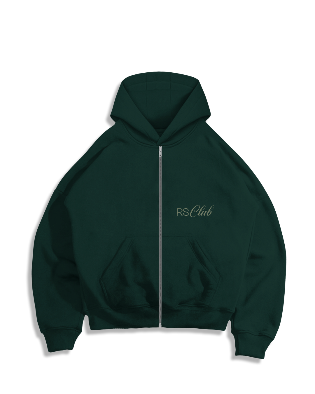 Zip Hoodie Boxy - Forest Land