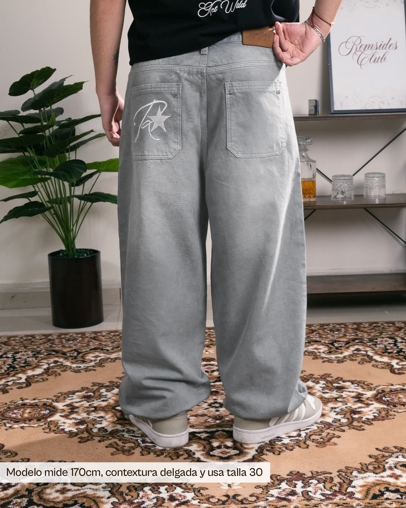 Baggy Jean - Smoke - Hover