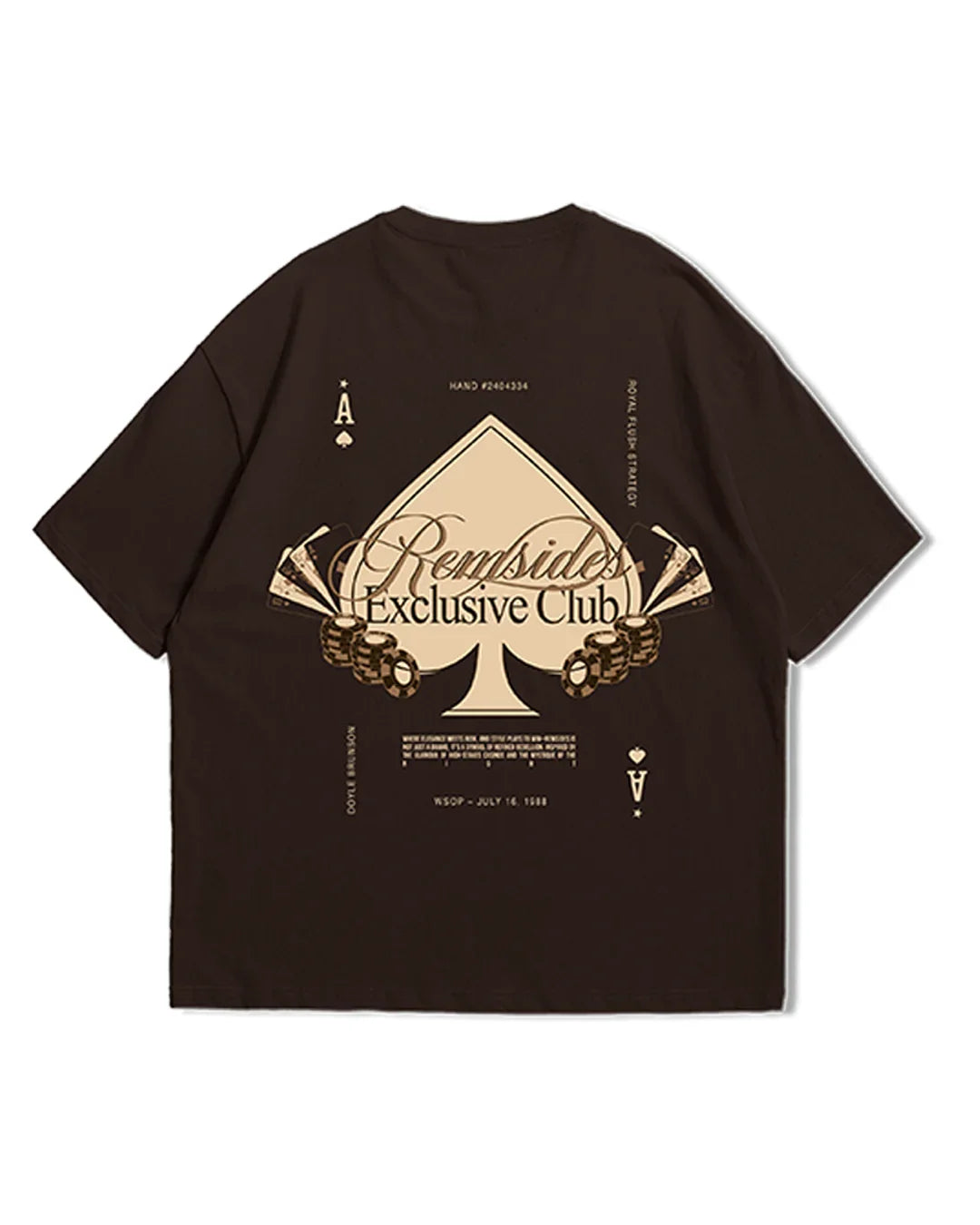 T-shirt Boxy - Royal Flush