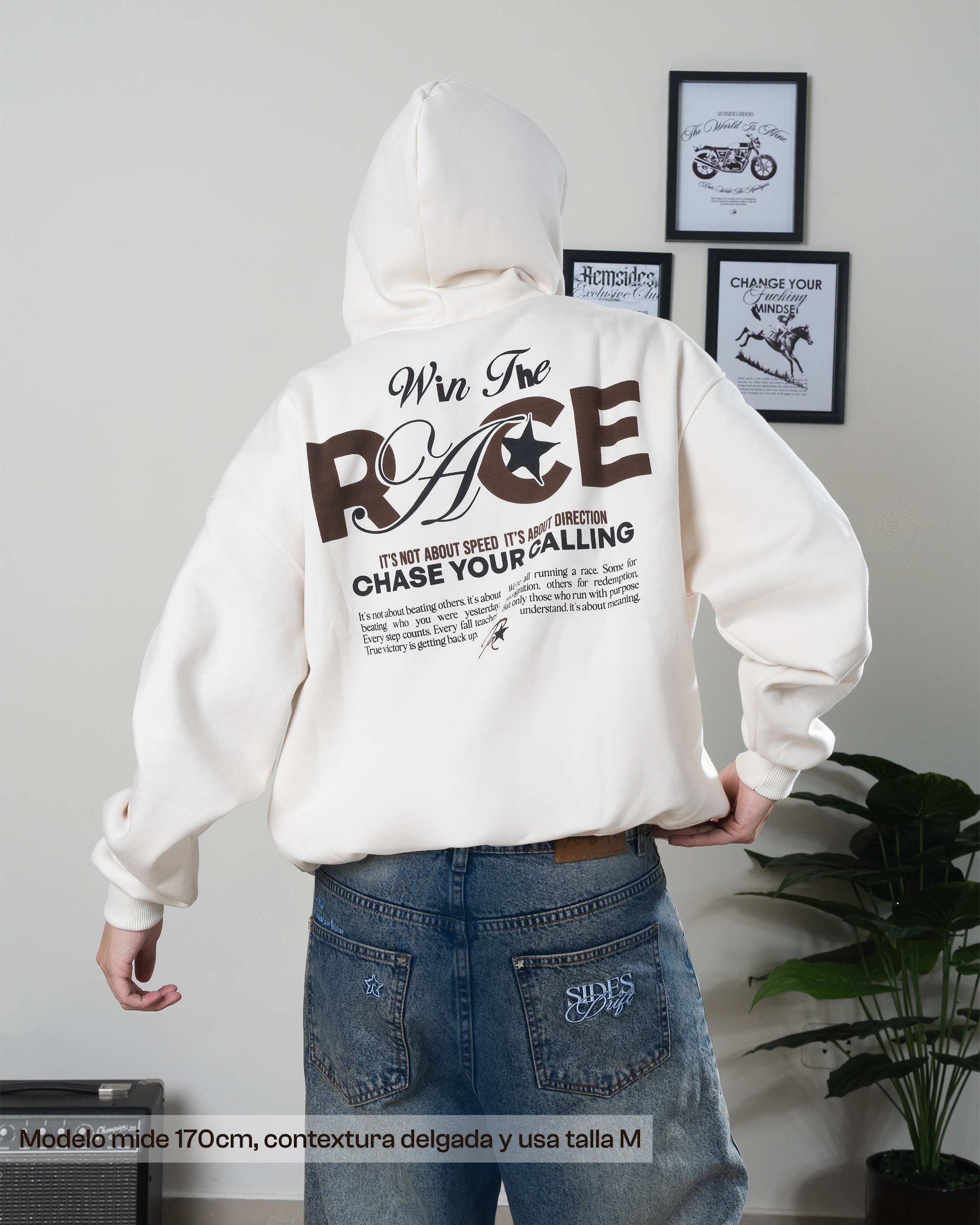 Hoodie Boxy - Win the race