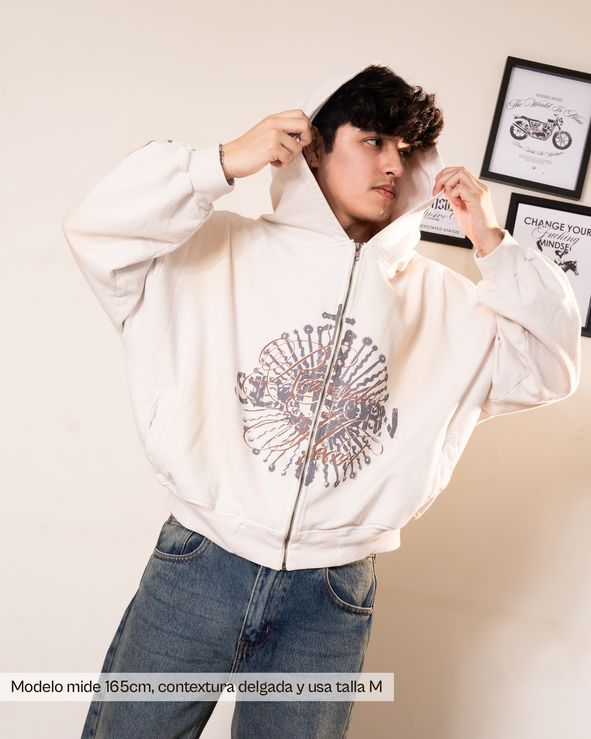 Zip Hoodie - Side