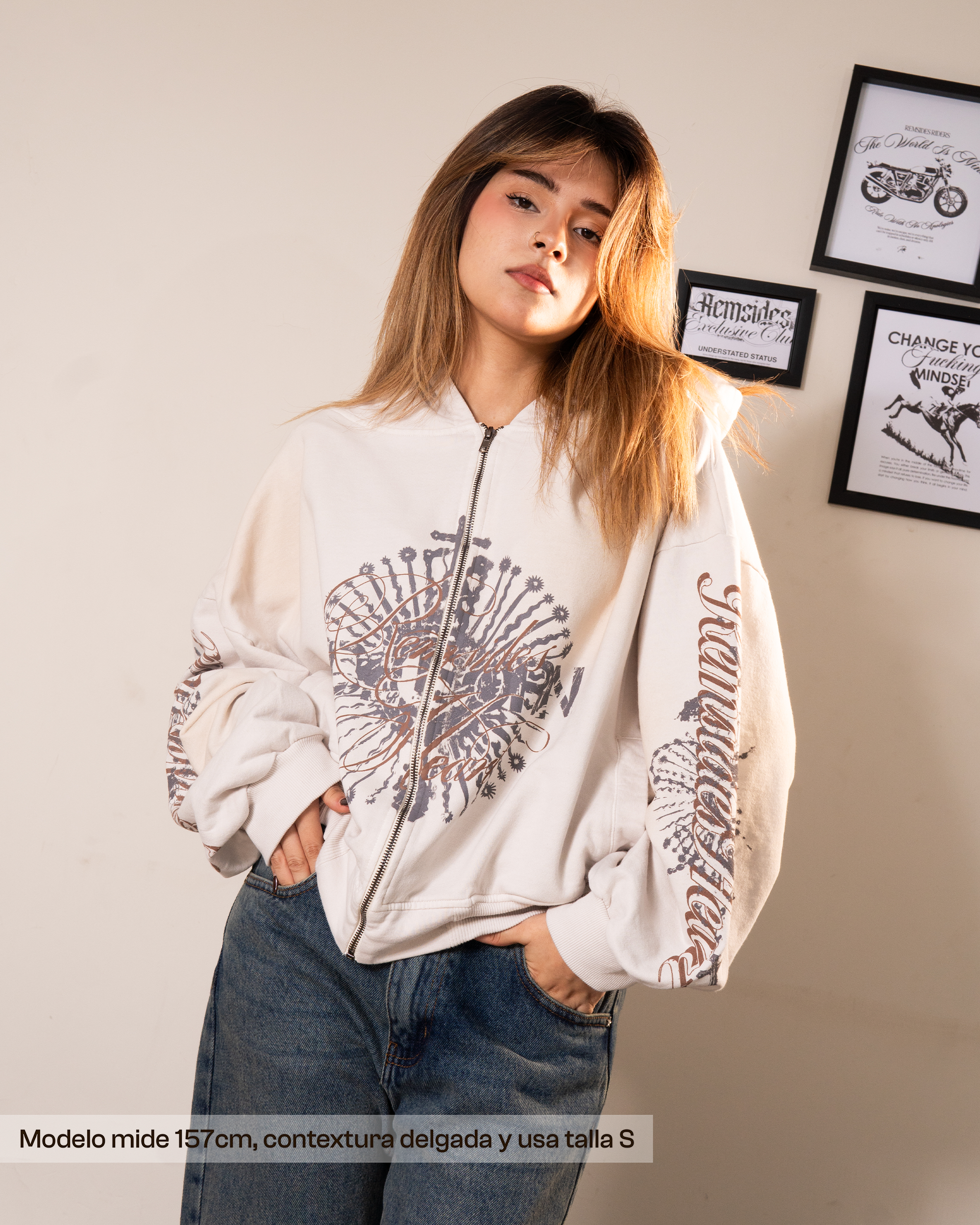 Zip Hoodie - Side