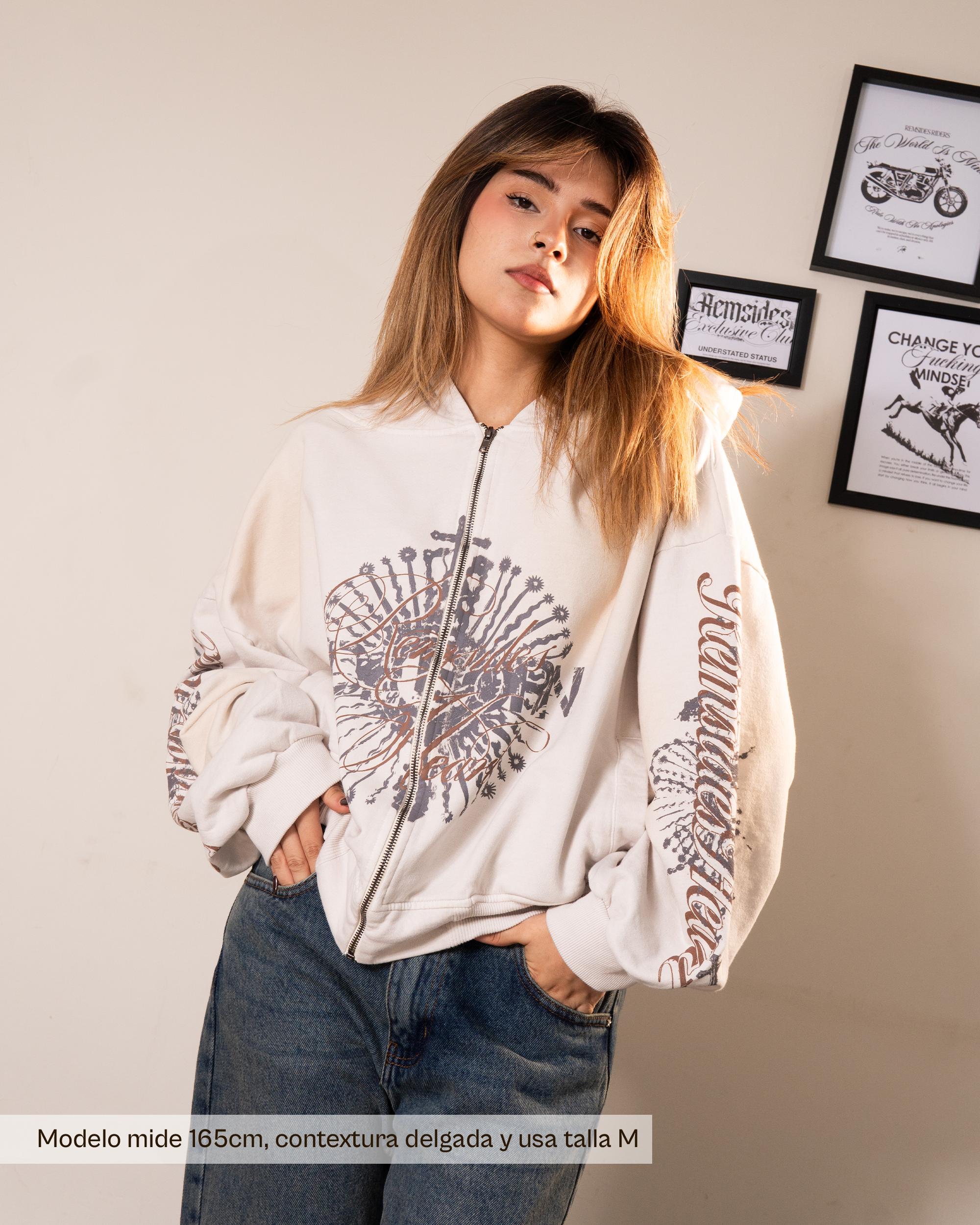 Zip Hoodie - Side