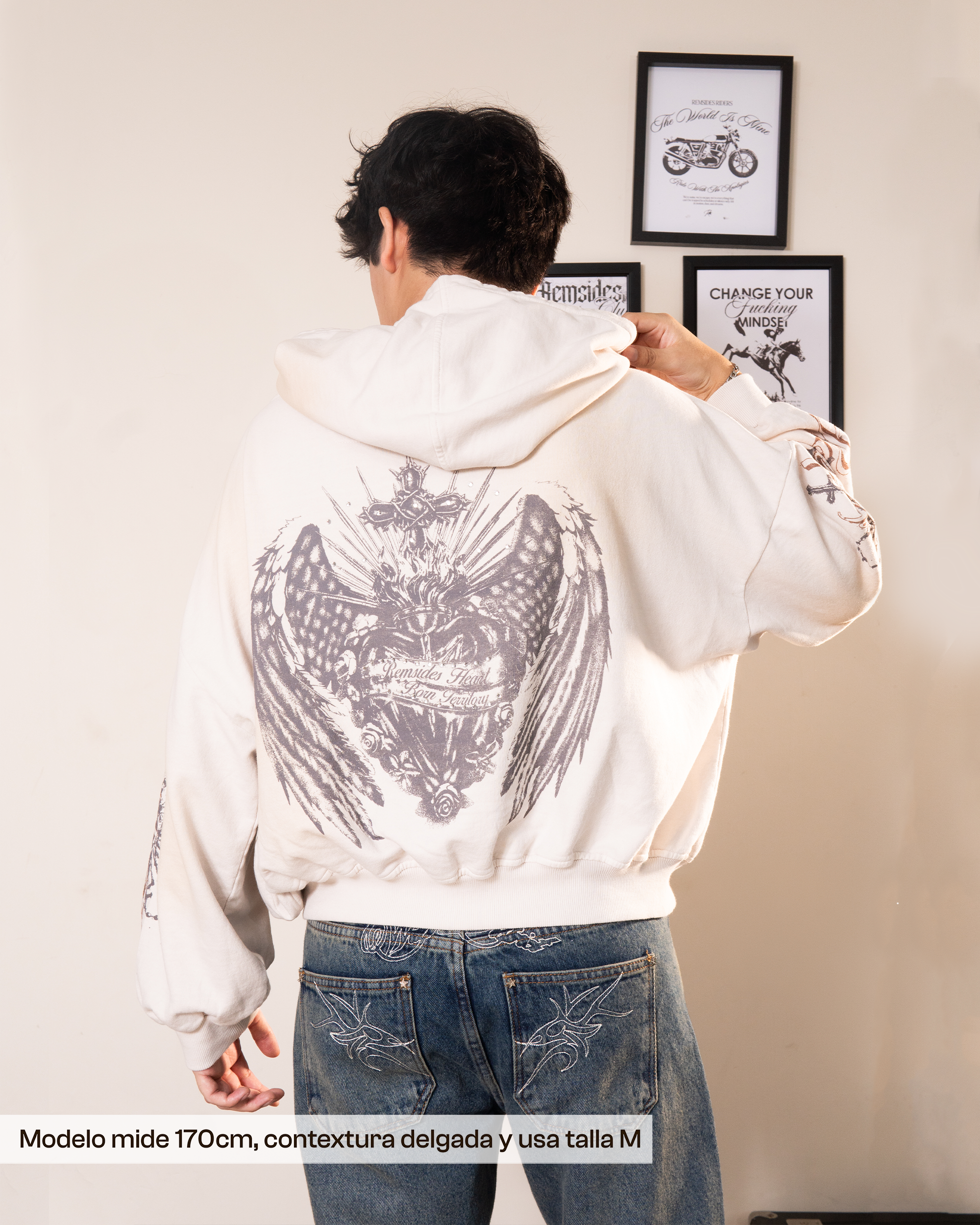 Zip Hoodie - Side