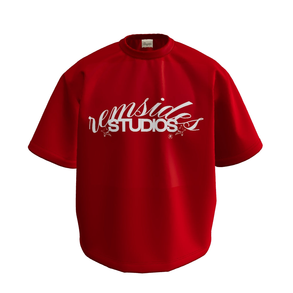 T-shirt Boxy -  Red District