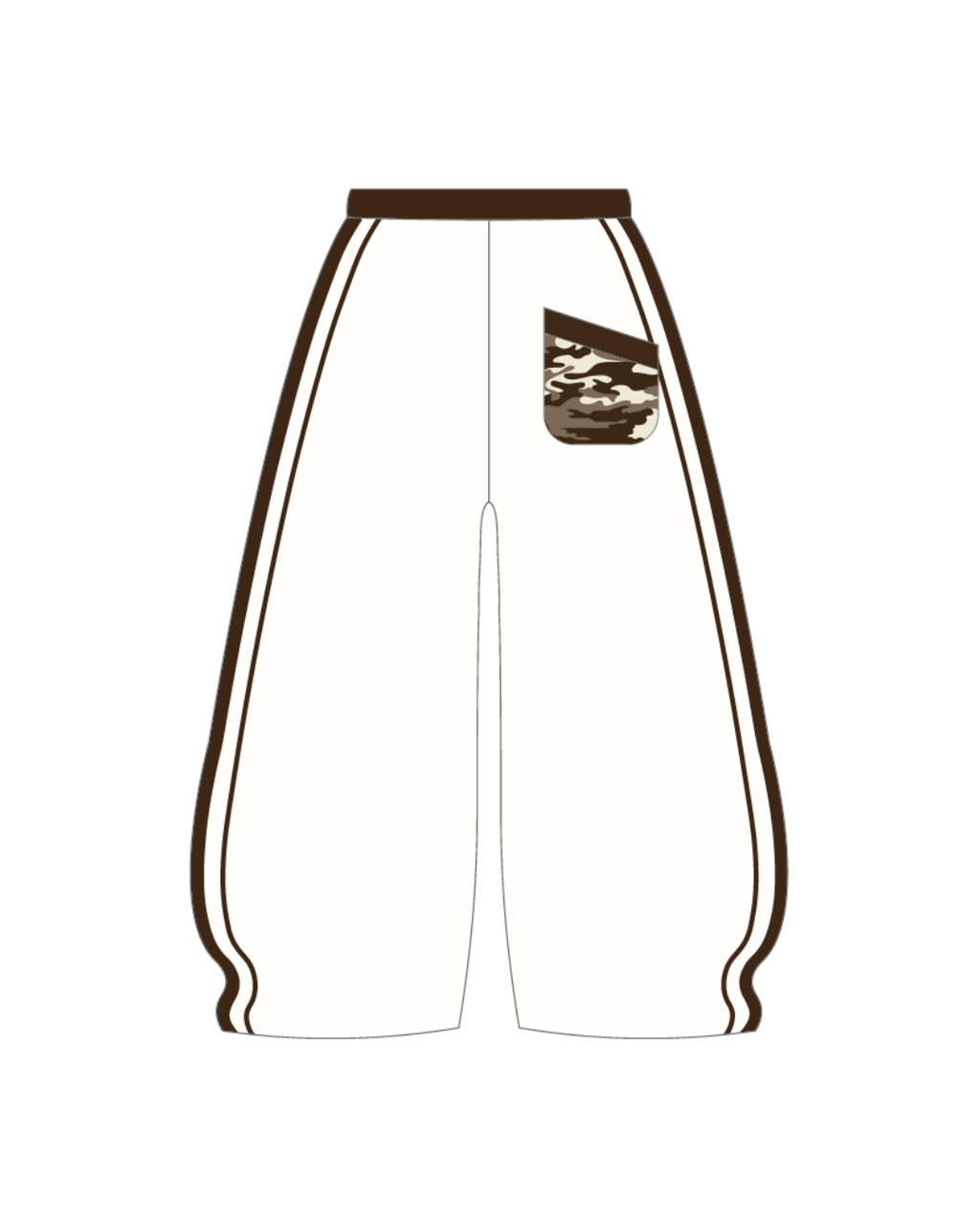 Sweatpants - Blond - vista posterior