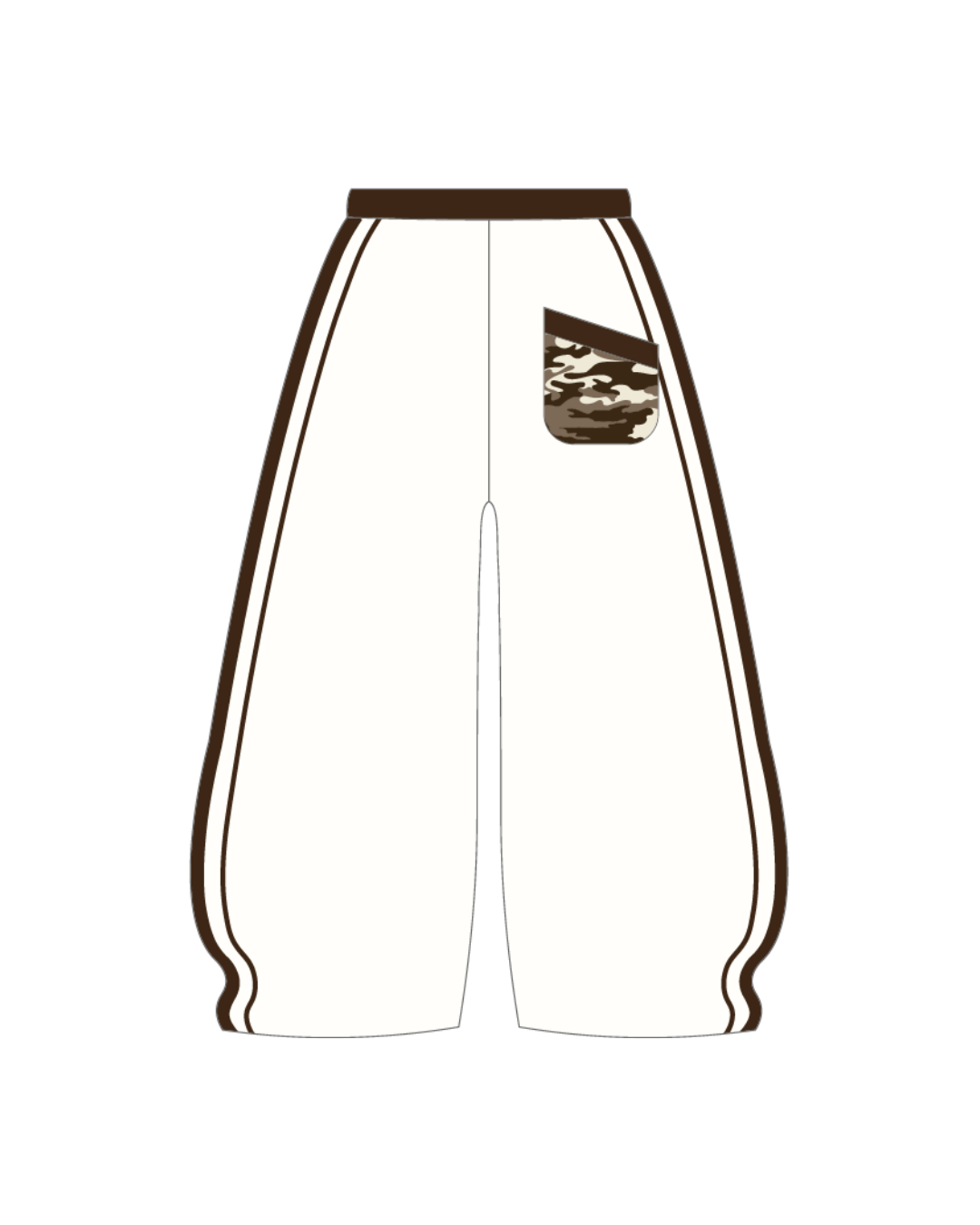 Sweatpants - Blond - vista posterior