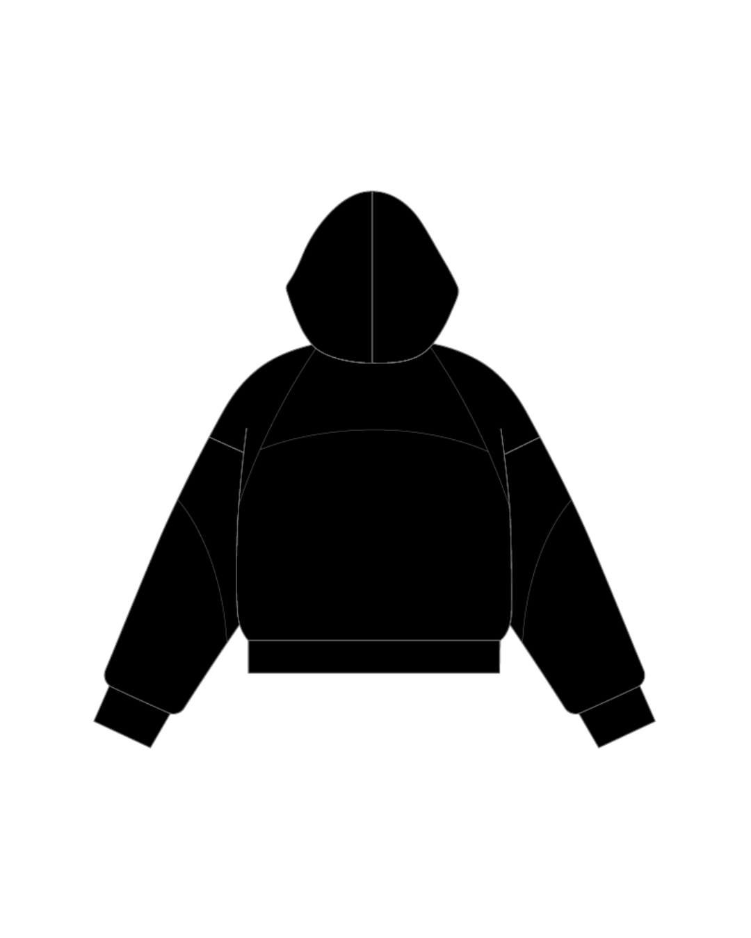 Zip Hoodie - After Dark - vista posterior
